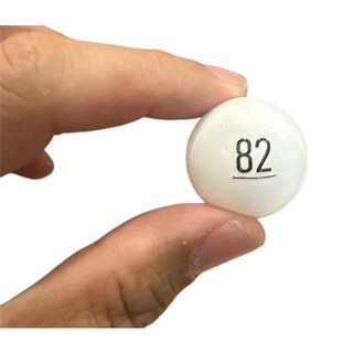   2,5cm  Bộ 1-50 bóng đánh số cho lồng cầu xố sổ cỡ trung | Trò chơi lô tô quay số trúng thưởng | Bốc số live stream bán 