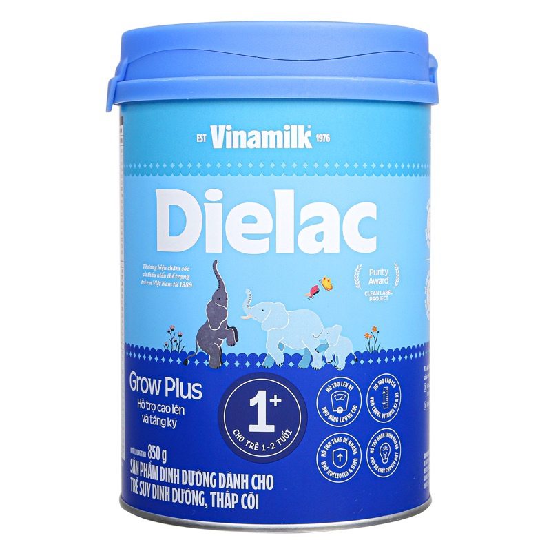 Sữa bột Dielac Grow Plus 1+ 850g