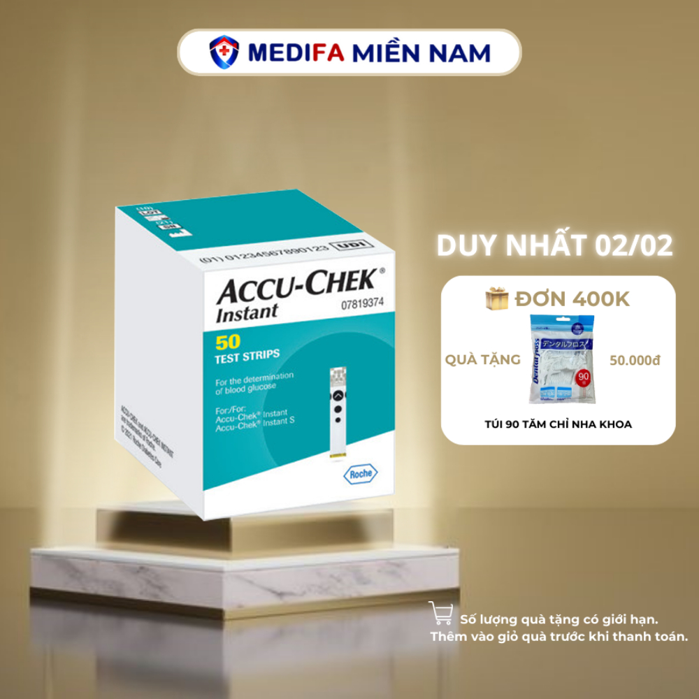 Hộp 50 Que Thử Đường Huyết ACCU-CHEK Instant