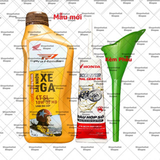 Combo Dầu nhớt xe tay ga Honda Pro 10w30 800ml (0.8L) + Nhớt Lap Honda 120ml  + Tặng phễu – Shopnhottot