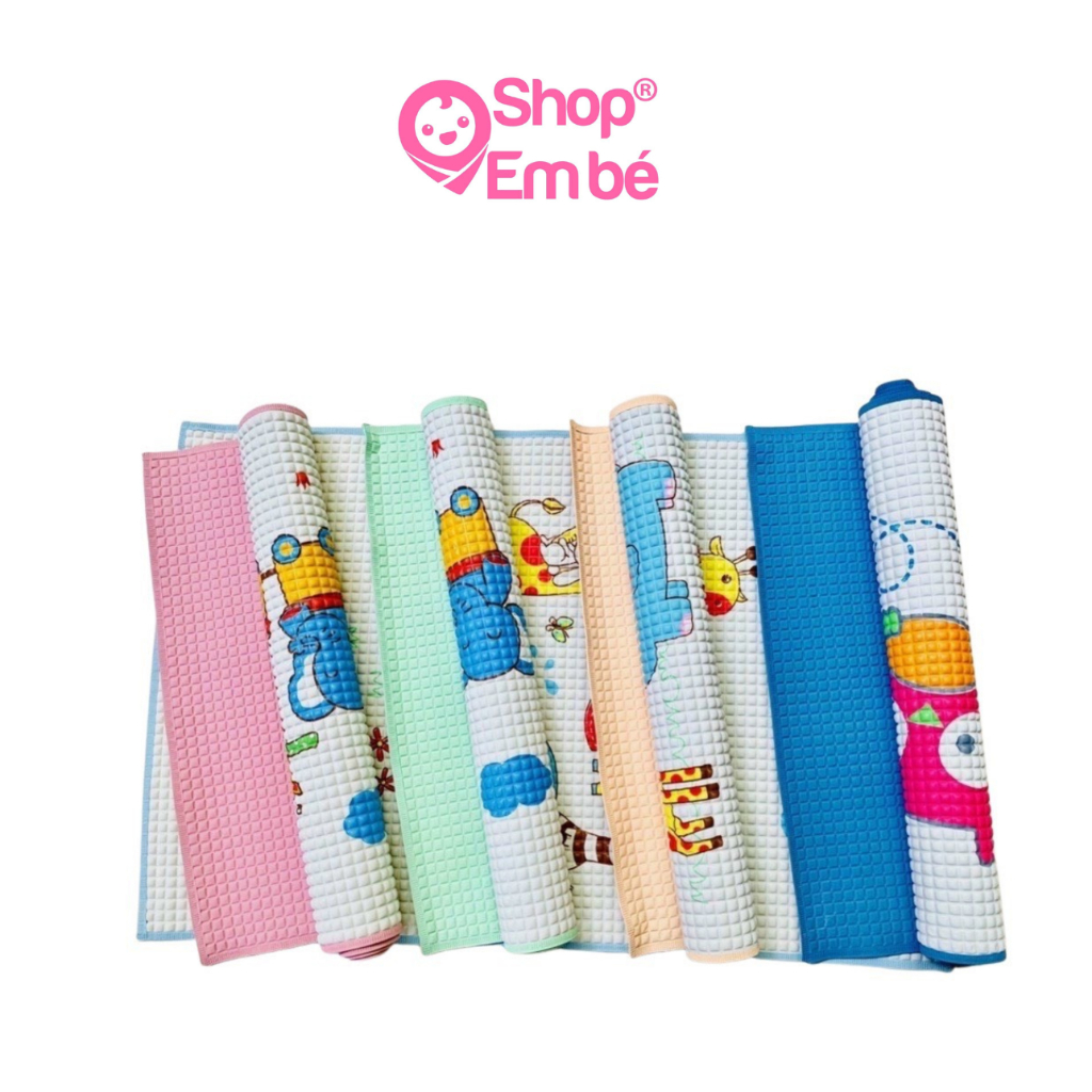 Chiếu cao su non - chiếu điều hòa cao su non cho bé thông hơi thoáng khí kích thước 60x90cm
