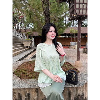 Set bộ pháp phục lụa mới xinh lắm nha
