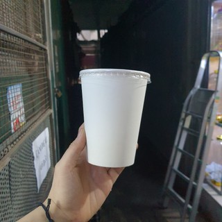 50 Cốc Giấy Trắng cafe take away ly giấy đựng đồ nóng 8oz 12oz 6oz 16oz 180ml 280ml 360ml 400ml 500ml Trantuyen1188