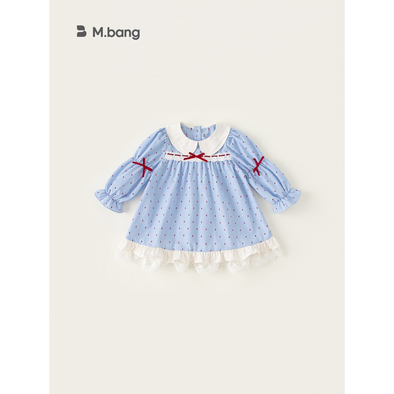 VÁY BÚP BÊ TAY DÀI BÉ GÁI MBANG