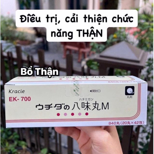 Viên uống bổ thận Ekt -7 Kracie Hachimi Nhật Bản - hộp 840 viên