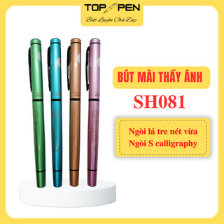  Bút mài thầy Ánh SH 081 ngòi lá tre thanh đậm rõ luyện chữ sáng tạo 