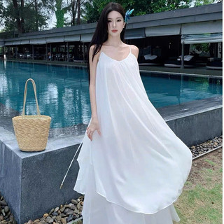 [FREESIZE] Đầm Maxi Yếm 2 Tầng - Nhà Lỳ Có Maxi