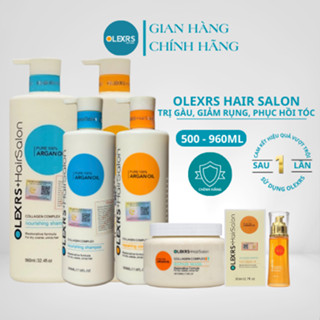Dầu Gội Xả Olexrs Hair Salon 500ml 960ml Phục Hồi Giảm Rụng Kích Mọc Tóc Giúp Tóc Mềm Mượt Giảm Khô Xơ Chẻ Ngọn