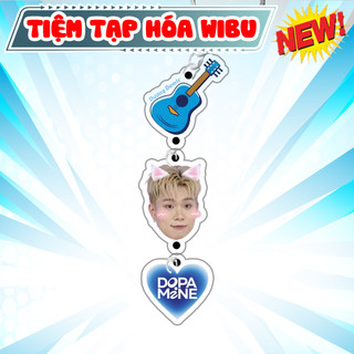 Móc Khoá Keychain Acrylic Dương Domic Charm 3 Mảnh Dopamine Ghita Hình Mặt Cute Anh Trai Say Hi Tiệm Tạp Hóa Wibu Shop