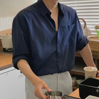 Áo sơ mi nam cổ bẻ dài tay vải Linen cao cấp, phom dáng thoải mái thấm hút cực tốt ZUTEE