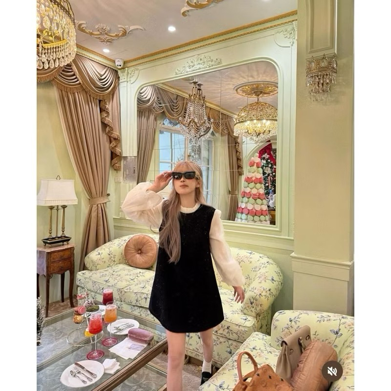 váy yếm dạ trip