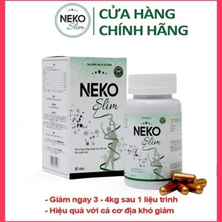 ✅ Viên uống giảm cân Neko Slim [Chính Hãng Cao Cấp] ✅ Giảm cân nhanh cấp tốc detox không phải thuốc giảm cân hộp 60 viên