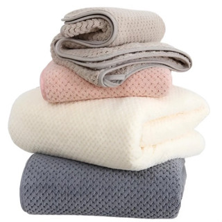 Khăn tắm san hô Hàn Quốc loại 1 kích thước lớn 70 cm x 140 cm siêu mềm mịn thấm hút nước tốt [ HÀNG XUẤT KHẨU ]