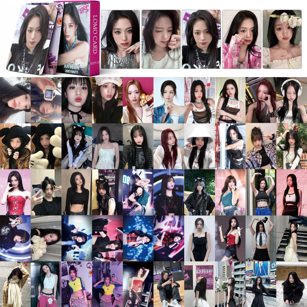 Set 55 lomo card Babymonster Ahyeon 2026