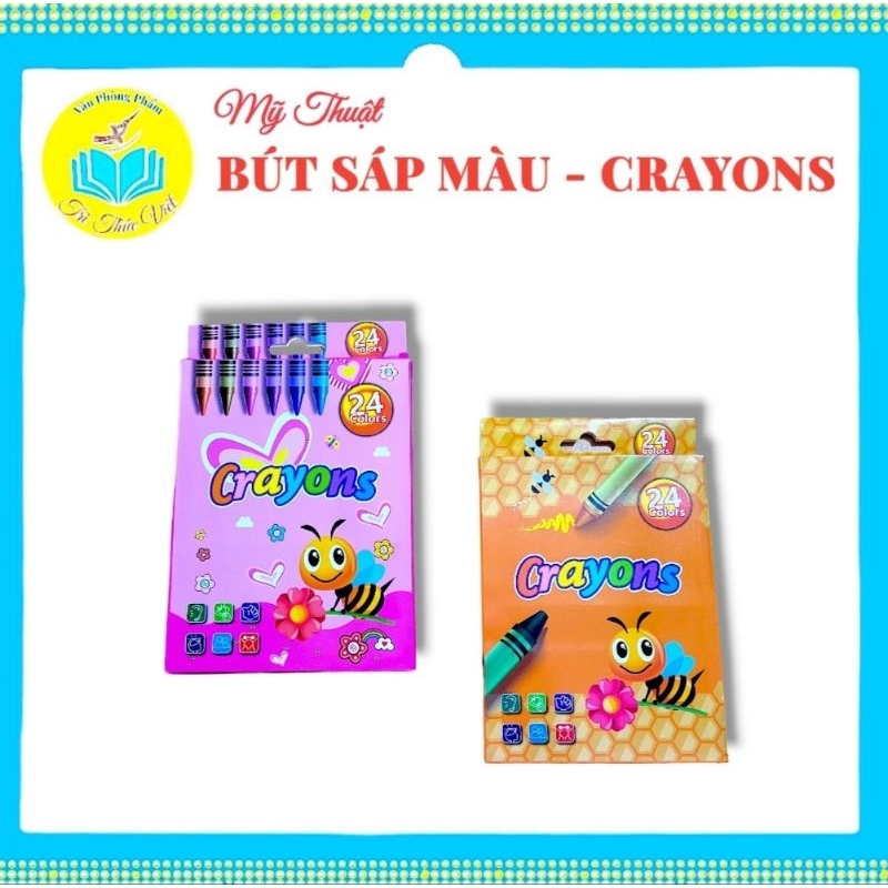 Bút Sáp - 24 Màu - Con Ong