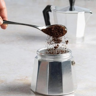 (Combo) Ấm pha cà phê Moka Express 6 Cup 300ml cao cấp + Bếp điện mini 500W (MLMGDQT)