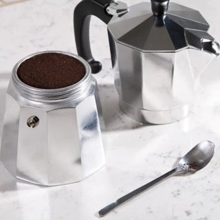 (Combo) Ấm pha cà phê Moka Express 6 Cup 300ml cao cấp + Bếp điện mini 500W (MLMGDQT)
