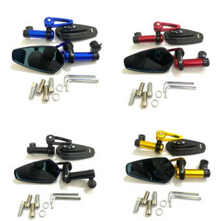 Gương Gù Chân Gương Xe Máy Tặng Kèm Bộ Lục + Bộ 2 Ốc Tự Gắn Tại Nhà Gương Full Nhôm <lắp được trái + phải>