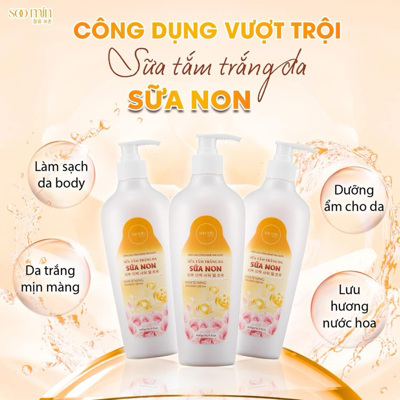 Sữa Tắm Sữa Non Soomin