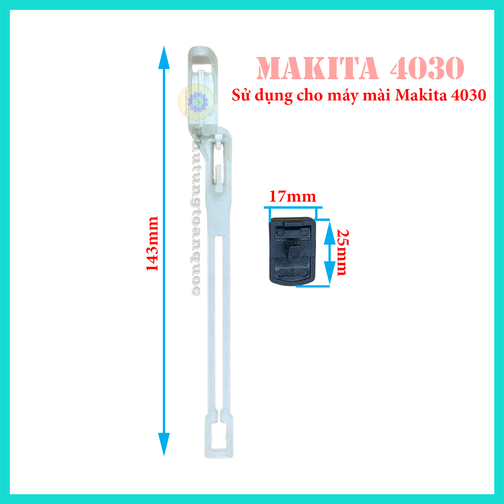 Bộ Công Tắc Nút Và Cần Đẩy Bên Thân Máy Mài 100mm Makita GA4030 Và Một Số Máy TQ Giống Makita 4030 [