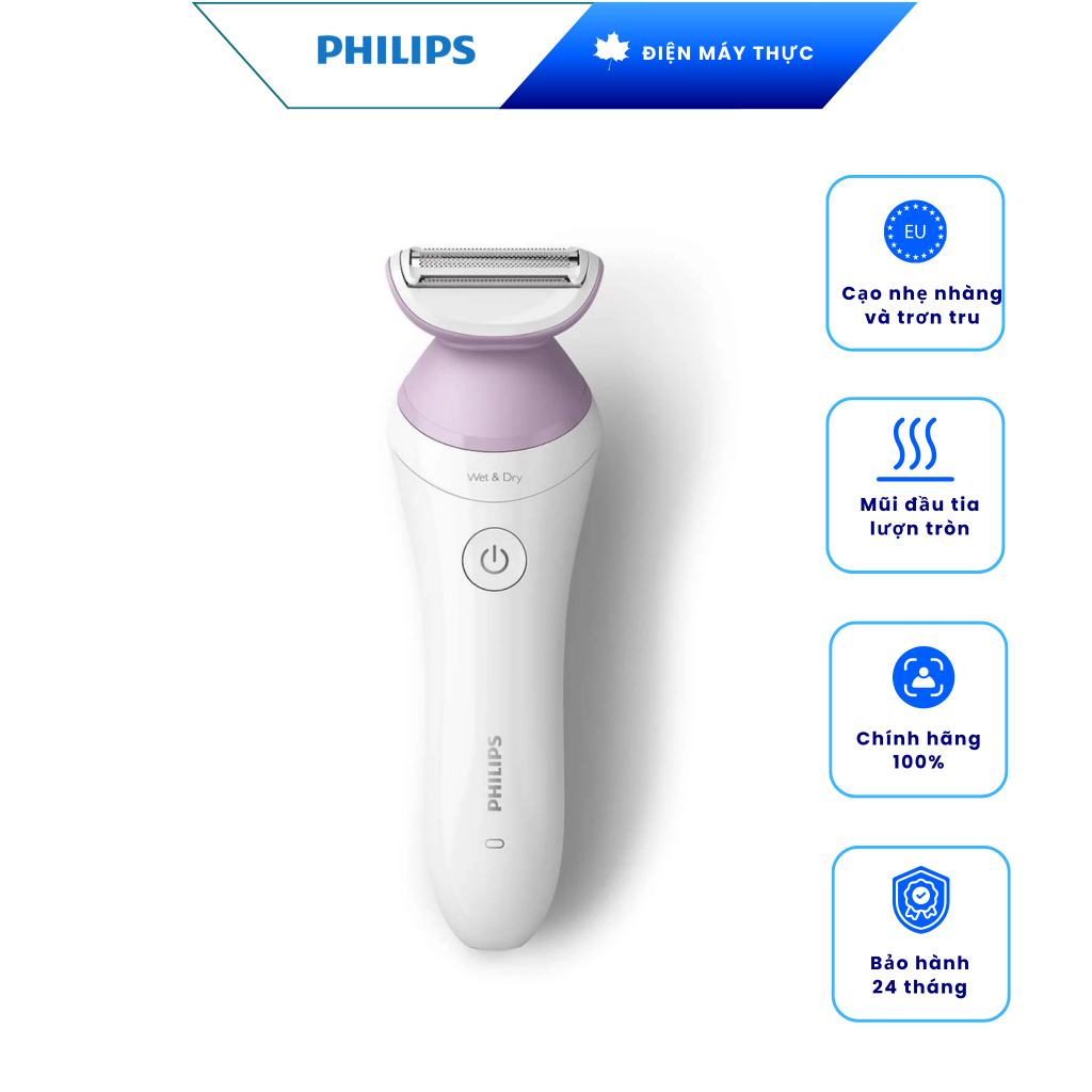 Máy làm sạch lông dành cho nữ BRL136/00 của Philips tiện lợi và dễ sử dụng - Hàng chính hãng  | Bảo 