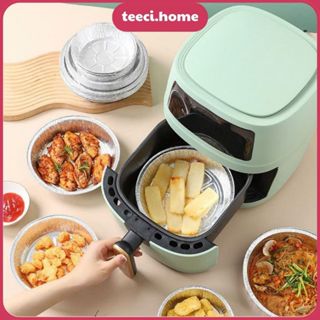 Set 20 Khay Giấy Bạc Lót Nồi Chiên Không Dầu Đĩa Nhôm Đĩa Giấy Bạc Đường Kính 18-24cm U372