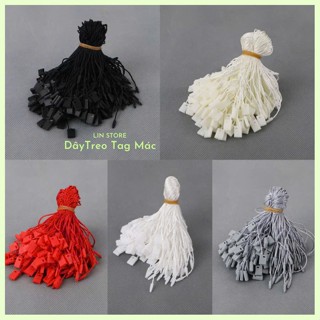  100 Sợi - Dây Treo Nhãn Mác - Dây Dù Treo Tag Quần Áo Đầu Vuông - Loại Tốt 
