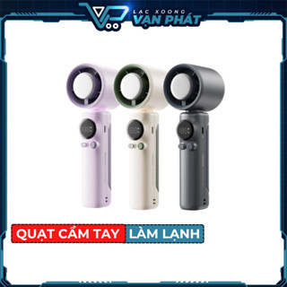 Quạt Cầm Tay Turbo Tốc Độ Cao, Làm Lạnh Nhanh, Màn Hình Hiển Thị Kỹ Thuật Số