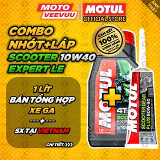 [MTVV] Dầu nhớt xe tay ga MOTUL SCOOTER EXPERT LE 4T 10W40 SM MB 1 Lít Bán tổng hợp<END>