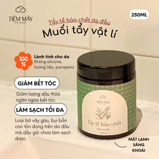 (DA ĐẦU) Tẩy tế bào chết da đầu Tiệm Mây kiềm dầu, giảm gàu, tơi phồng tóc - Handmade