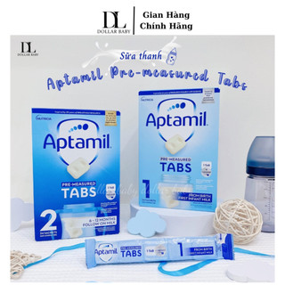 Sữa Aptamil thanh Pre Measured Tabs Số 1 Cho Bé 0-6 Tháng, Số 2 Cho Bé 6-12 Tháng