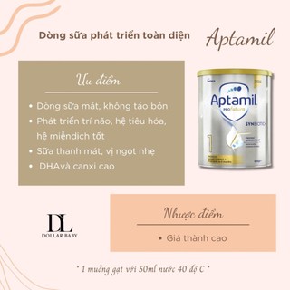 Sữa Aptamil Profutura Hộp 900g của Úc Số 1-2-3-4, Sữa Công Thức Cho Bé Từ Sơ Sinh