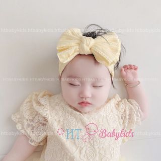 [ MẪU MỚI ] Băng Đô Nơ Len Đáng Yêu Cho Bé