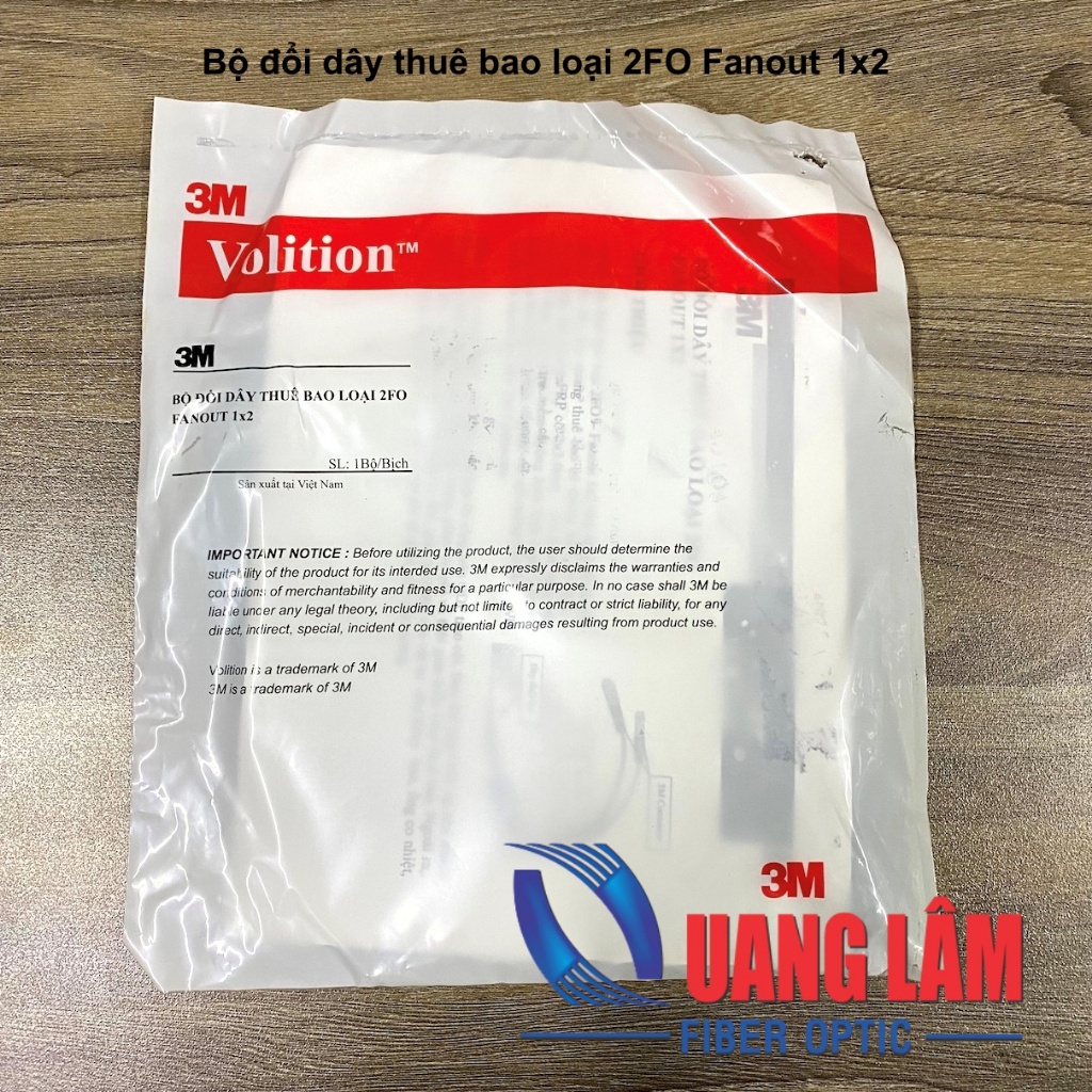 BỘ ĐỔI DÂY THUÊ BAO QUANG FANOUT ỐNG ĐỆM LỎNG 1X2, DÂY FANOUT 1X2