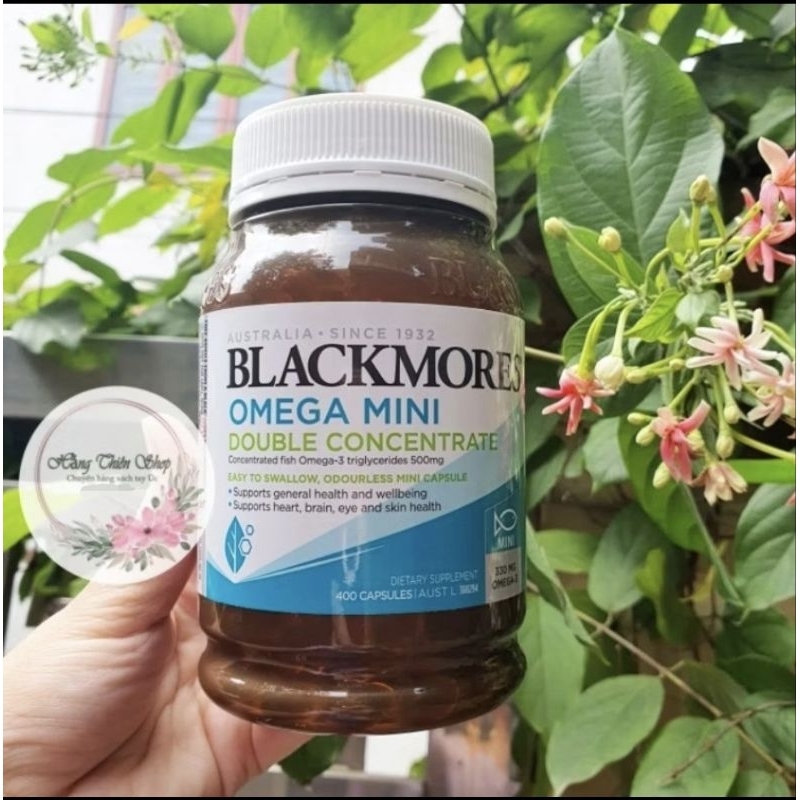 (Đủ bill) Dầu cá Blackmores Fish oil Mini Caps viên mini đã khử mùi 400v | BigBuy360 - bigbuy360.vn
