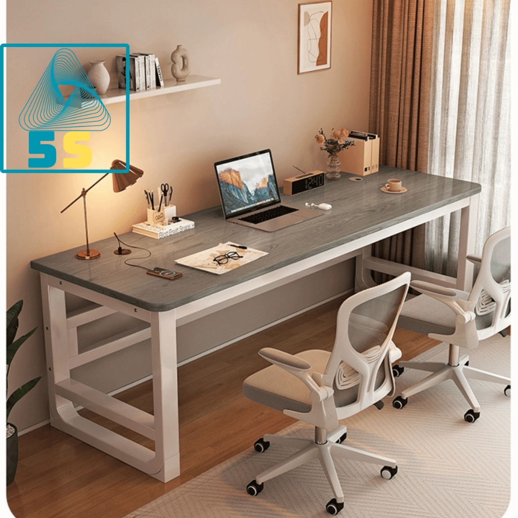 Bàn Học Sinh Viên Chân U Cong – MDF 15mm – Dễ Lắp, Chịu Tải 250kg – Gọn Nhẹ, Giá Tốt