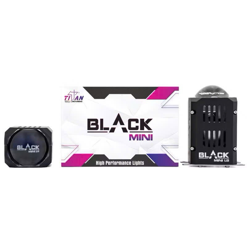 Bi Cầu Mini Black Titan 1.8-THIẾT KẾ TƯƠNG THÍCH CHO XE CHÓA HẸP