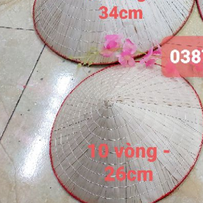 Nón lá trang trí nhiều cỡ
