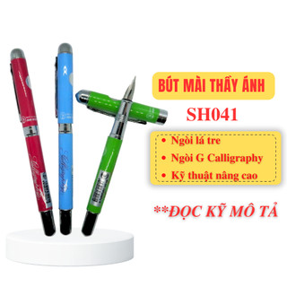 Bút mài thầy Ánh SH041 ngòi lá tre phiên bản mới tự động thanh đậm viết chữ sáng tạo calligraphy