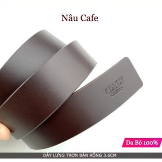 Thắt lưng nam da thật, dây lẻ không mặt