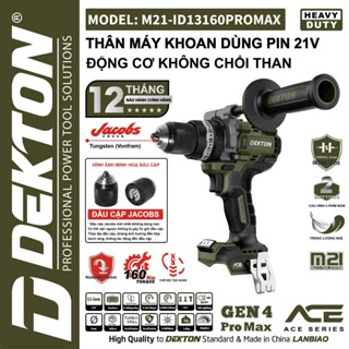 Máy khoan pin Dekton 160 N.M 3 chức năng M21-ID13160PROMAX (cao cấp) StoreuuViet GIÁ TỐT