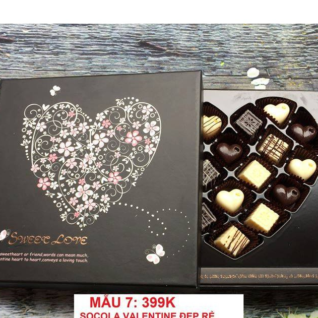 Socola Valentine Handmade (Viết chữ theo yêu cầu)