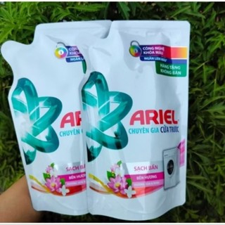 Nước Giặt Ariel Đậm Đặc Nắng Mai Cửa Trên Túi  400ml/Cửa Trước Sen Nhài Túi 330ml