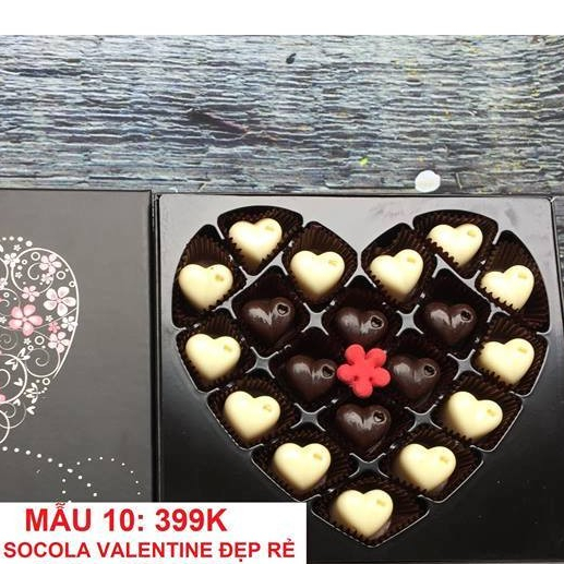 Socola Valentine Handmade (Viết chữ theo yêu cầu) Mẫu 10