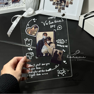 Set Quà Khung Handmade, Tự làm tặng người yêu Valentine, Khung mica trong, dễ làm ý nghĩa, Harumi Gifts