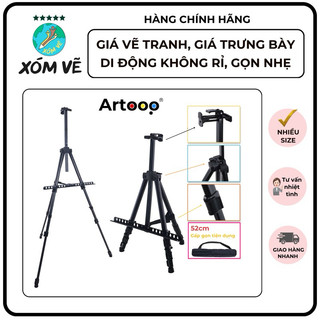   XÓM VẼ  Giá vẽ tranh bằng sắt gấp gọn giá đỡ trưng bày di động cho nhiều khổ tranh không rỉ siêu gọn nhẹ. 