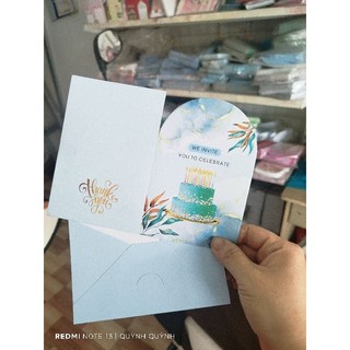 Phôi thiệp sinh nhật. Combo 100 cái.