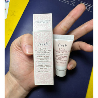   Bill US mẫu mới dạng tuýp  - Kem dưỡng ẩm FRESH Rose Deep Hydration Face Cream Minisize 7ml 