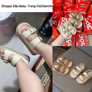 Giày, dép sandal quai da cho bé trai bé gái hàng quảng châu