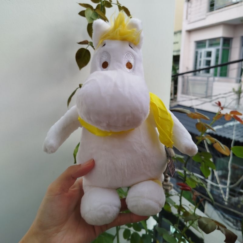 Gấu bông hà mã moomin trắng đáng yêu ,mềm mại ,gấu bông quà tặng